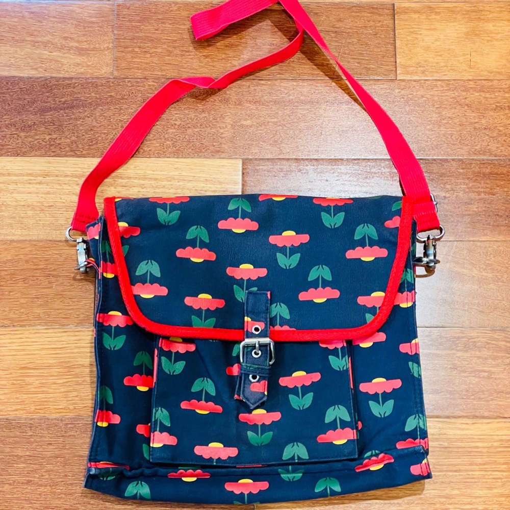 Hanna Andersson canvas messenger bag